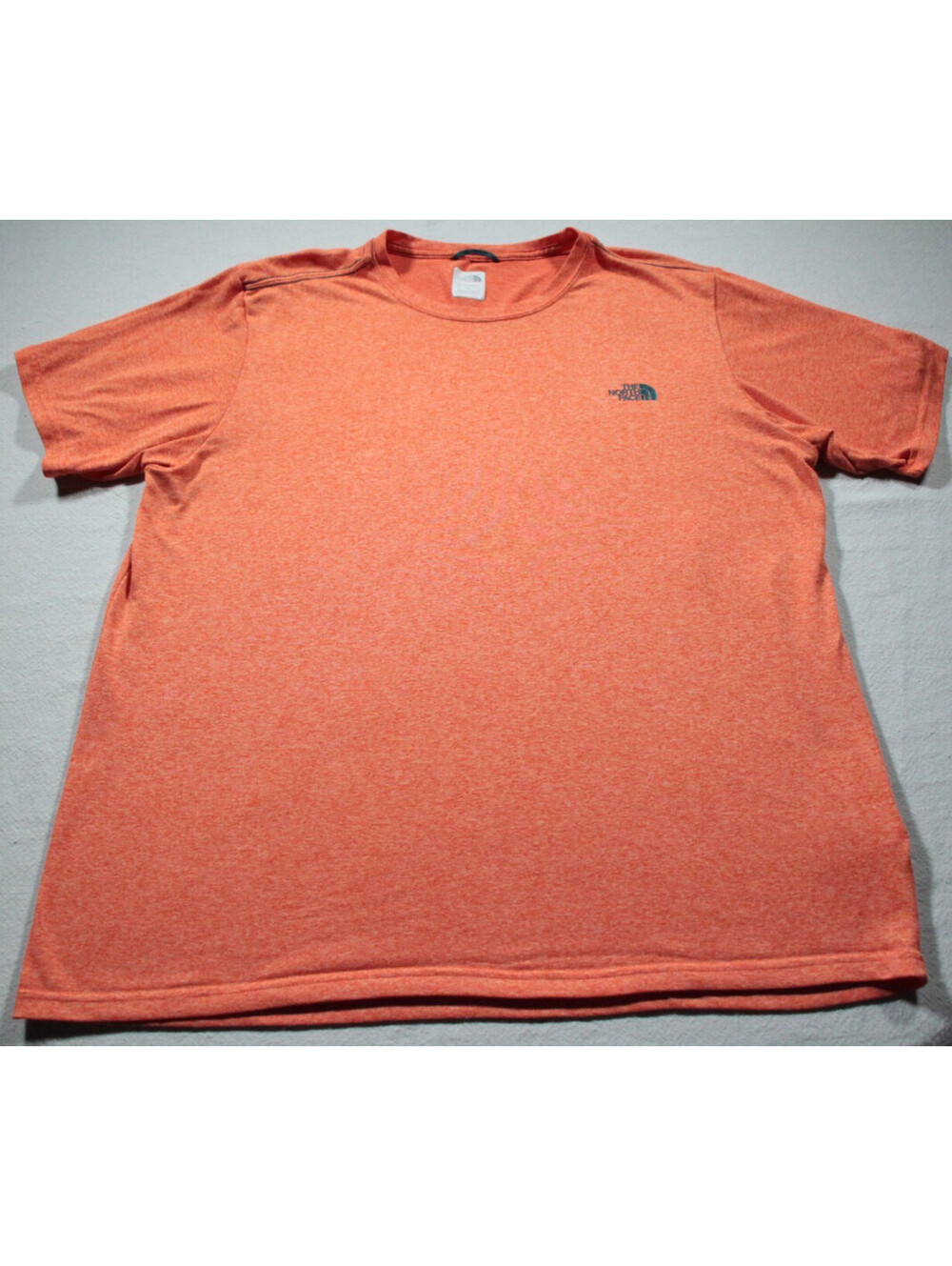 The North Face Orange T-Shirt L Polyester Shirt